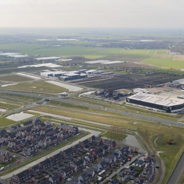 Bedrijventerrein Zevenhuis luchtfoto maart 2021