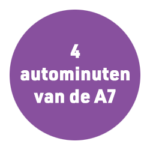 vier autominuten van de A7