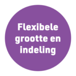 flexibele grootte en indeling